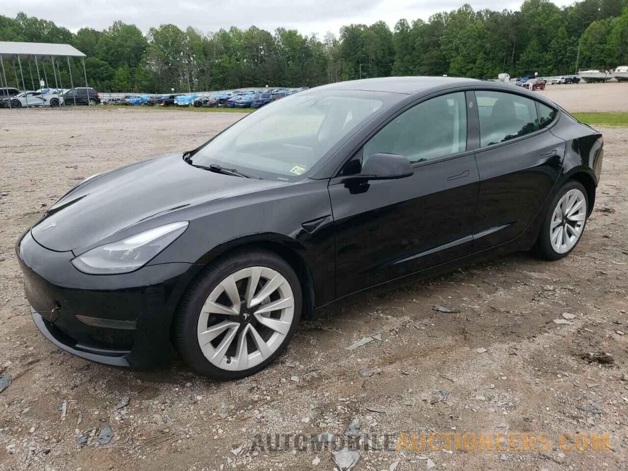 5YJ3E1EA0NF184872 TESLA MODEL 3 2022