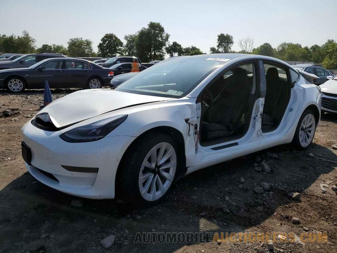 5YJ3E1EA0NF184936 TESLA MODEL 3 2022