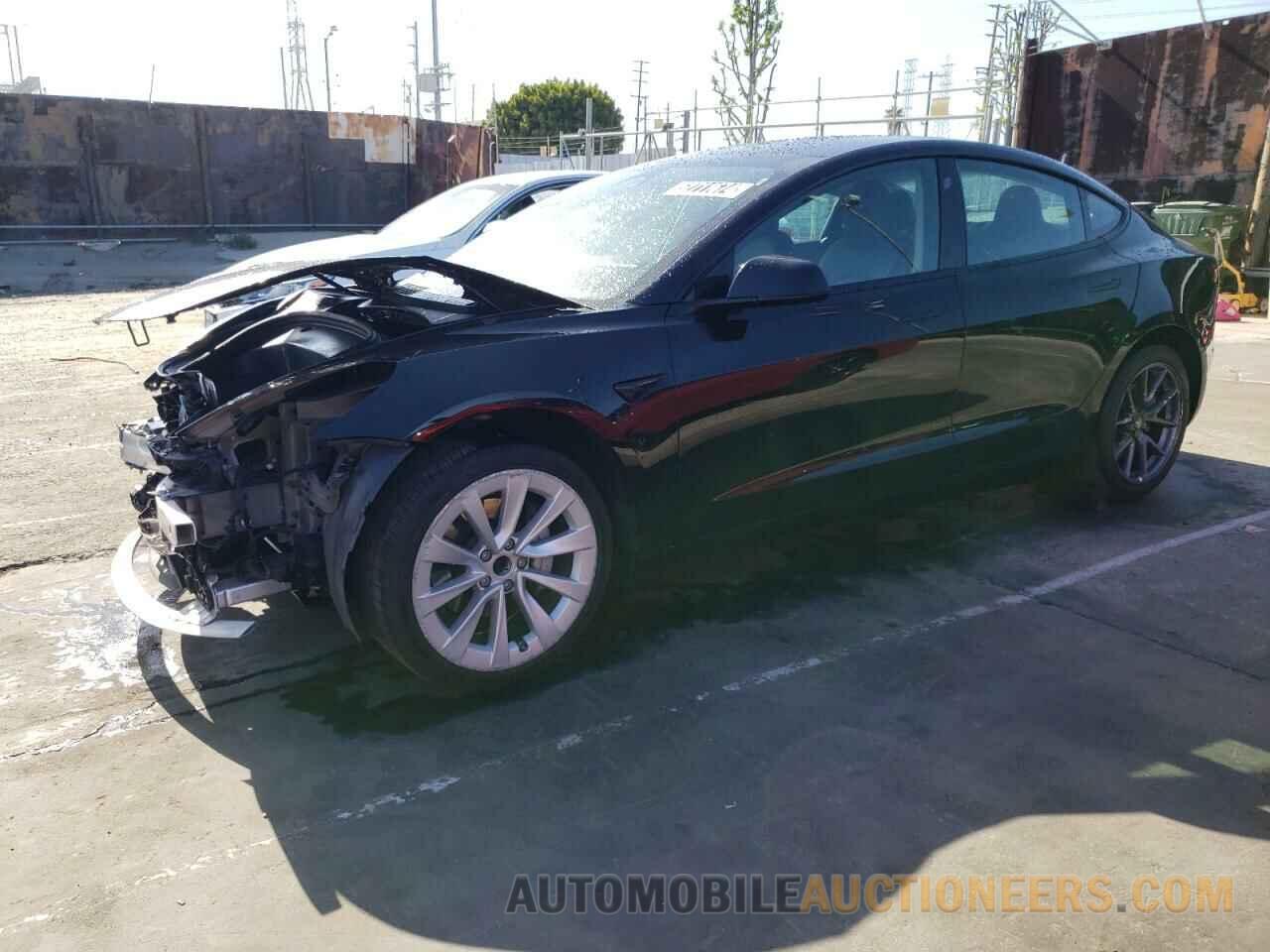 5YJ3E1EA0NF186296 TESLA MODEL 3 2022