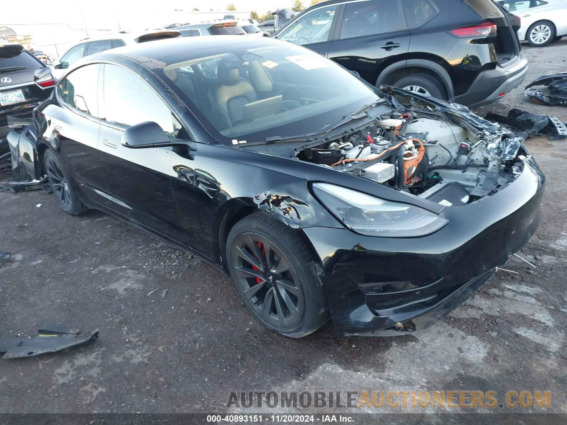 5YJ3E1EA0NF189490 TESLA MODEL 3 2022