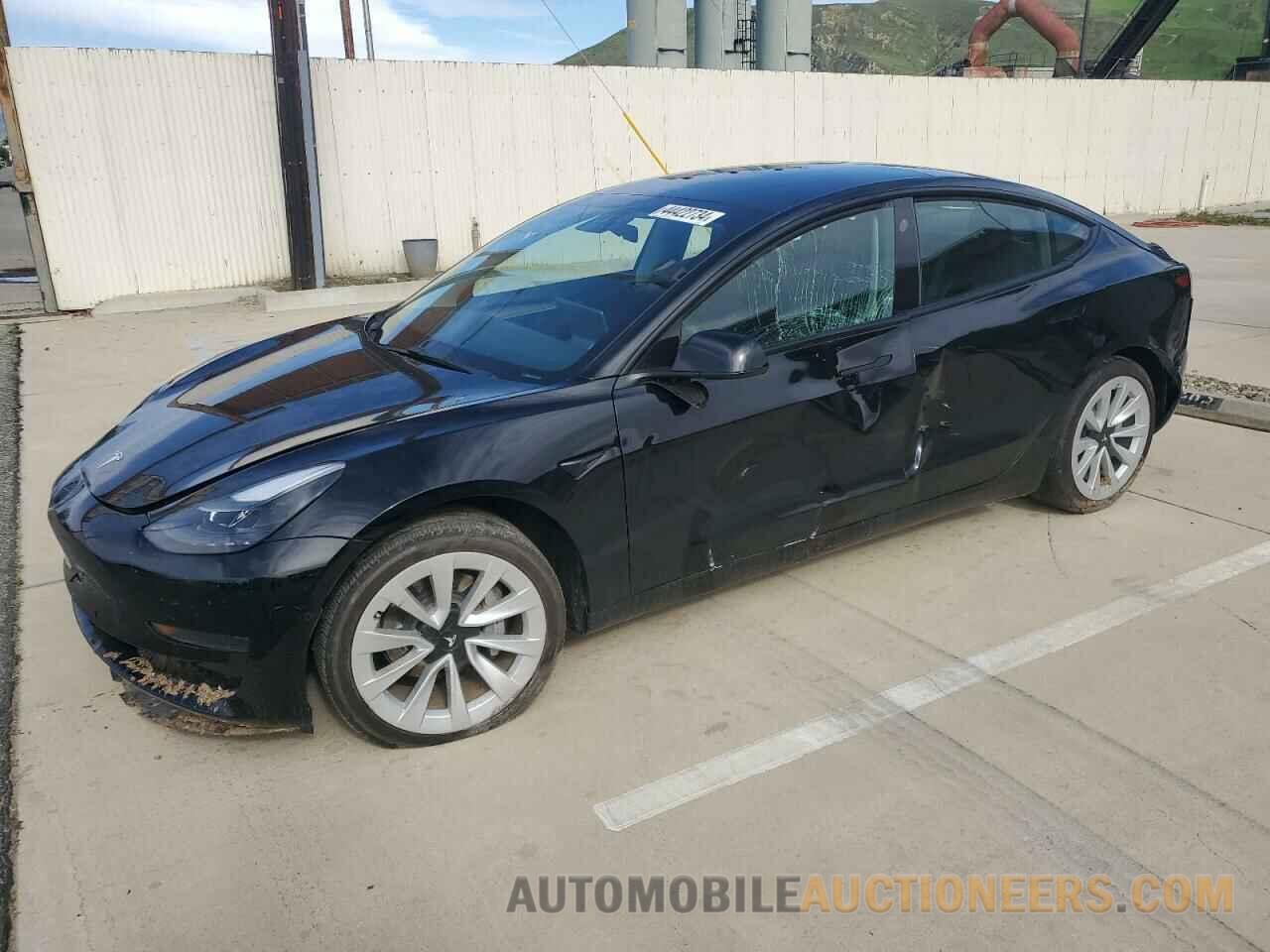 5YJ3E1EA0NF210662 TESLA MODEL 3 2022