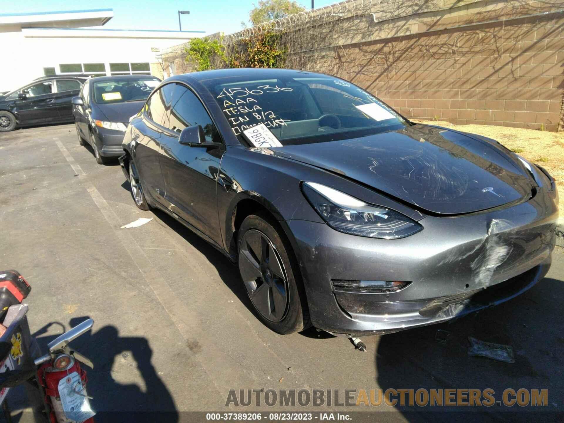 5YJ3E1EA0NF233326 TESLA MODEL 3 2022