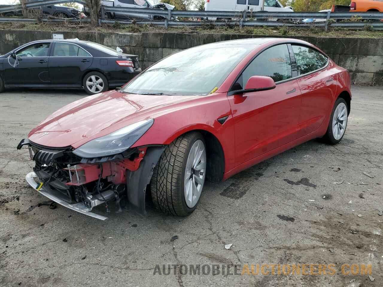 5YJ3E1EA0NF285605 TESLA MODEL 3 2022