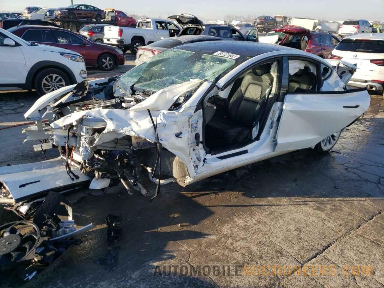 5YJ3E1EA0NF287337 TESLA MODEL 3 2022