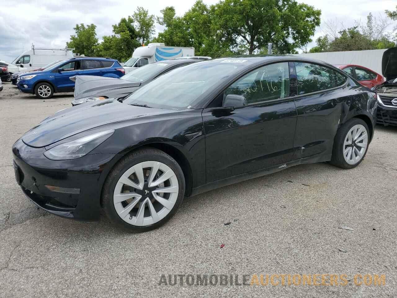 5YJ3E1EA0NF287497 TESLA MODEL 3 2022