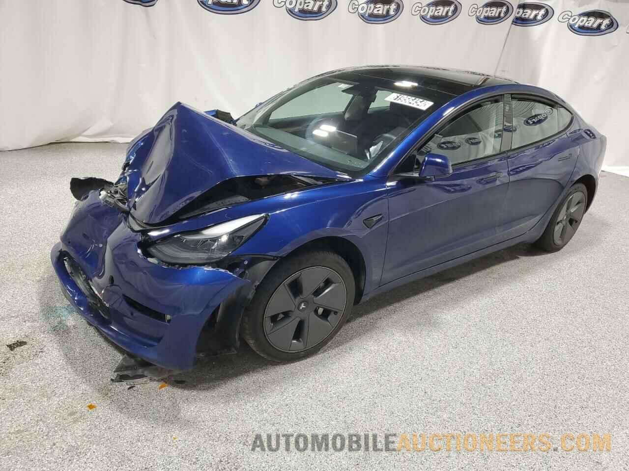 5YJ3E1EA0NF288844 TESLA MODEL 3 2022