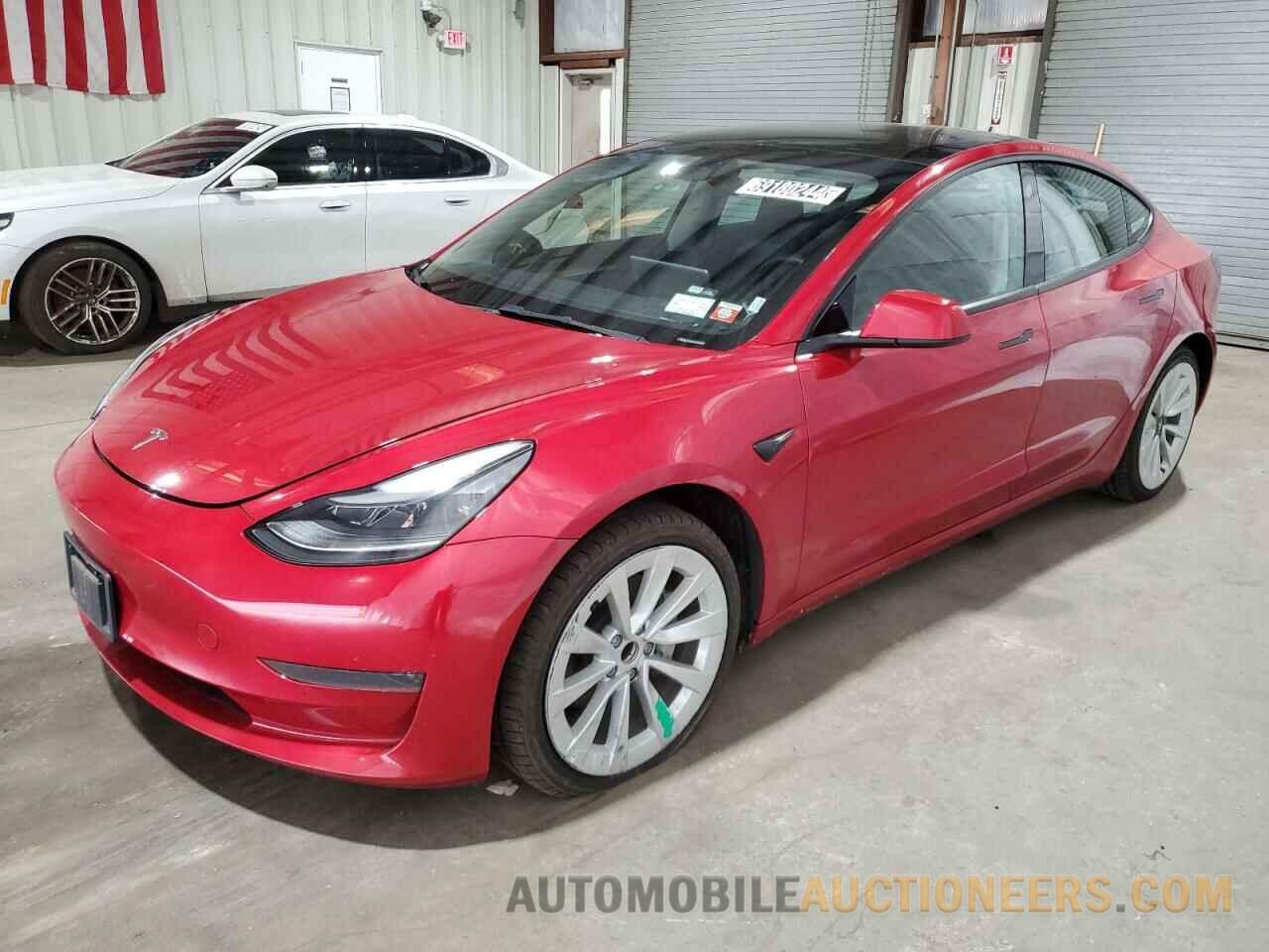 5YJ3E1EA0NF291159 TESLA MODEL 3 2022