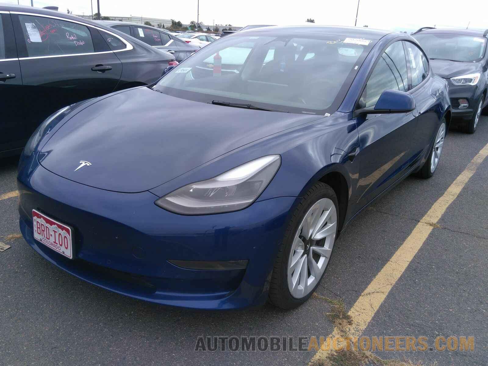 5YJ3E1EA0NF304511 Tesla Model 3 2022