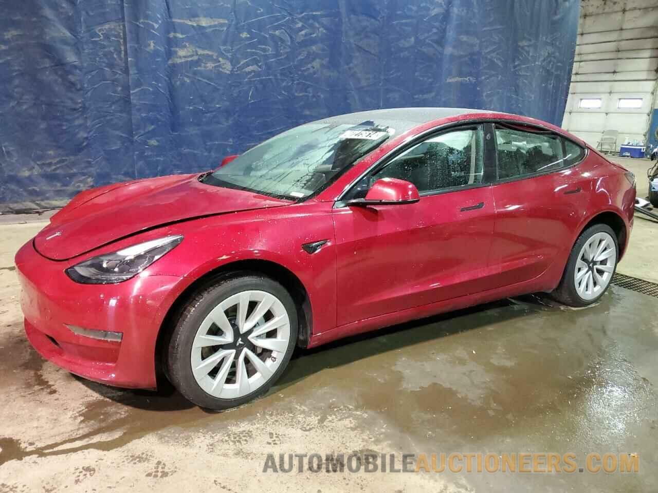 5YJ3E1EA0NF304752 TESLA MODEL 3 2022