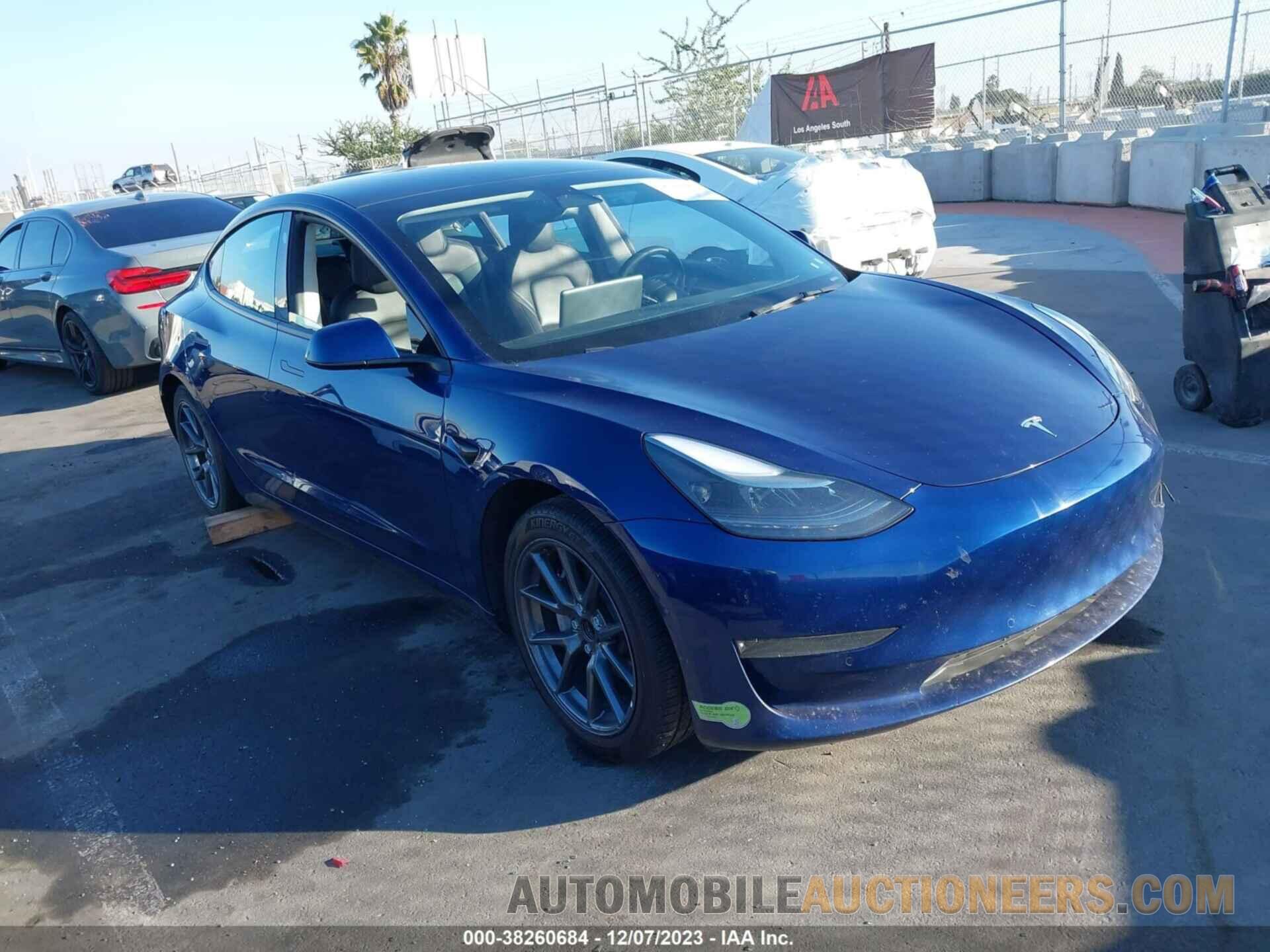 5YJ3E1EA0NF307683 TESLA MODEL 3 2022