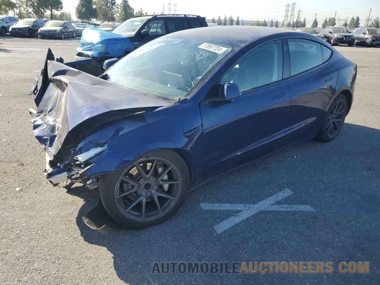 5YJ3E1EA0NF360268 TESLA MODEL 3 2022