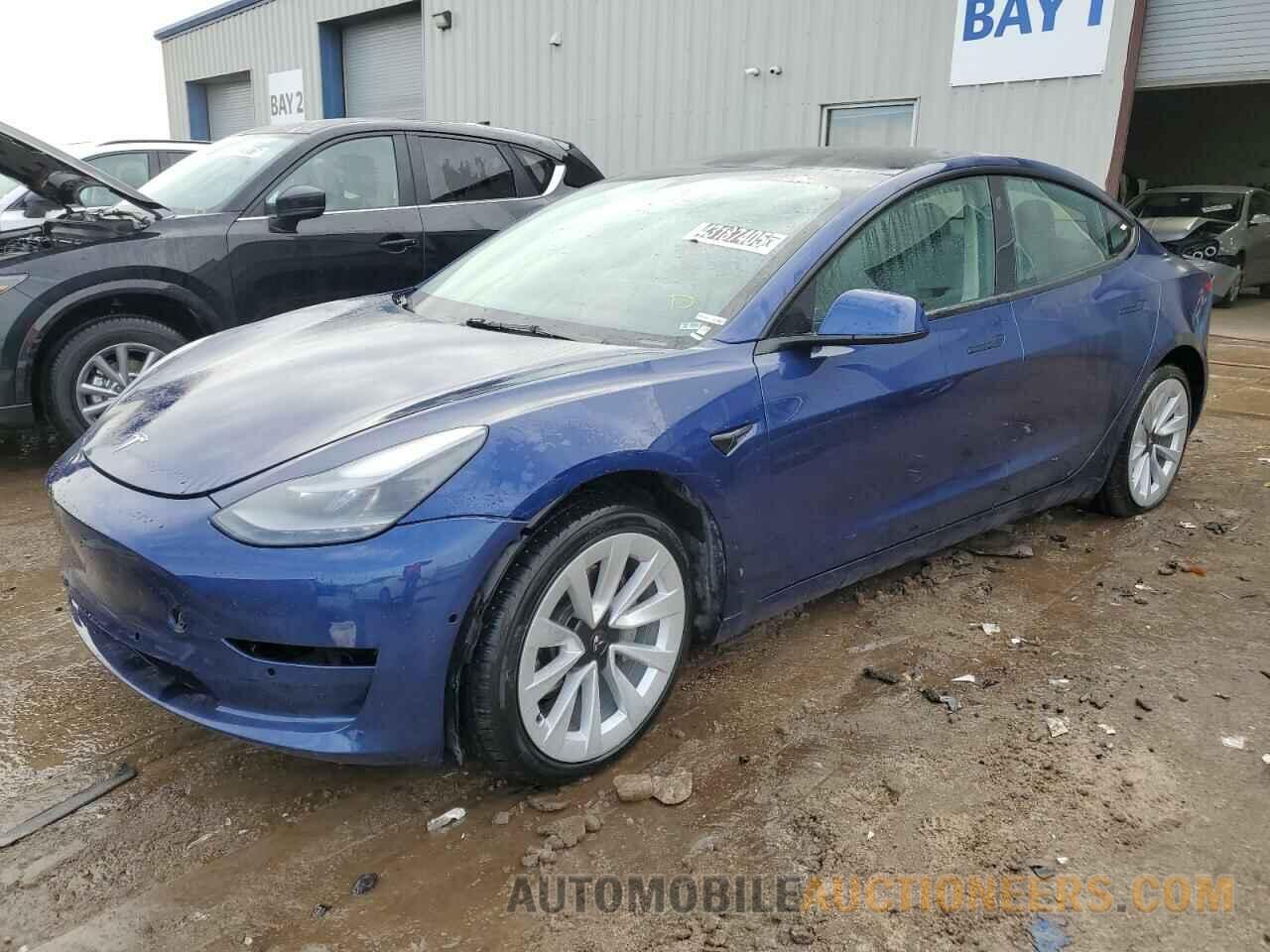 5YJ3E1EA0NF369178 TESLA MODEL 3 2022