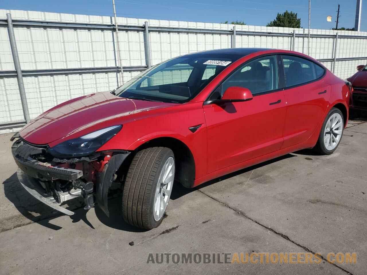 5YJ3E1EA0NF369469 TESLA MODEL 3 2022