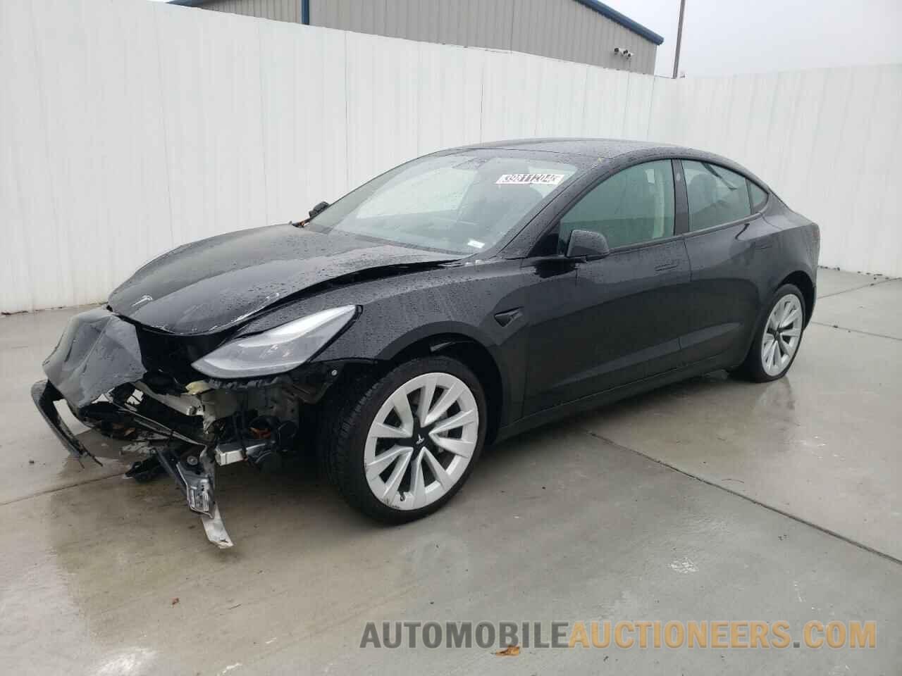 5YJ3E1EA0NF370220 TESLA MODEL 3 2022