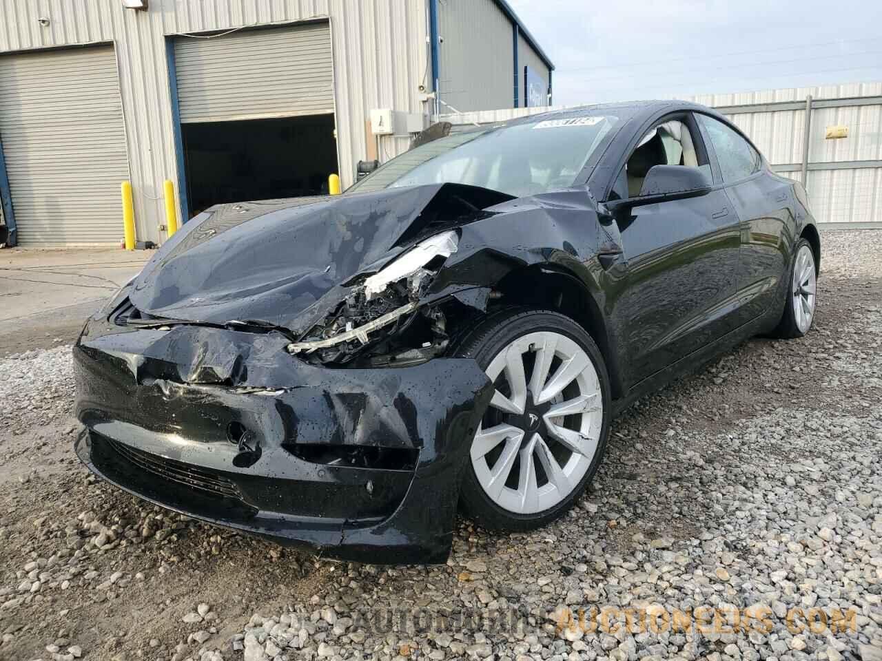 5YJ3E1EA0NF370248 TESLA MODEL 3 2022