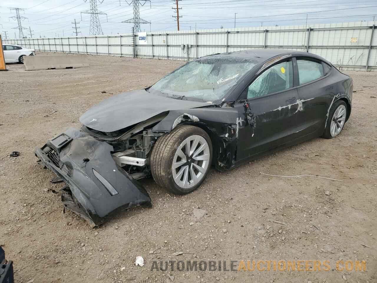 5YJ3E1EA0NF371710 TESLA MODEL 3 2022