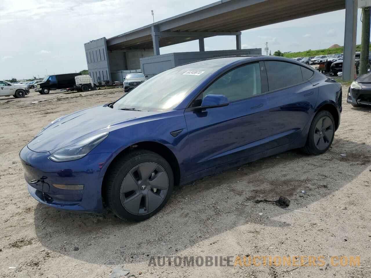 5YJ3E1EA0NF371822 TESLA MODEL 3 2022