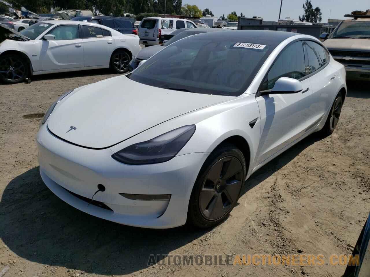 5YJ3E1EA0NF373344 TESLA MODEL 3 2022