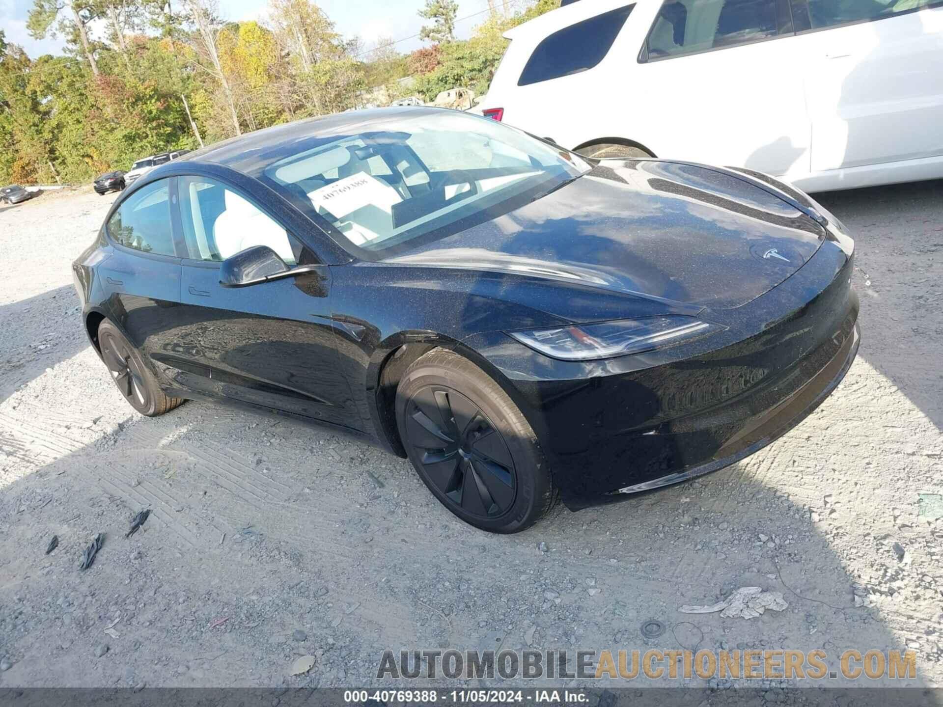 5YJ3E1EA0RF848822 TESLA MODEL 3 2024