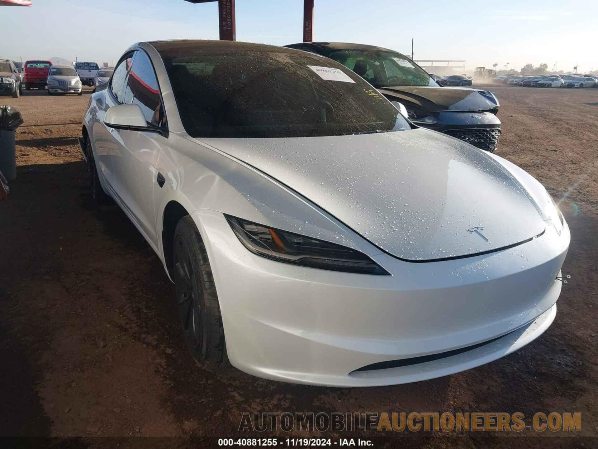 5YJ3E1EA0RF855902 TESLA MODEL 3 2024