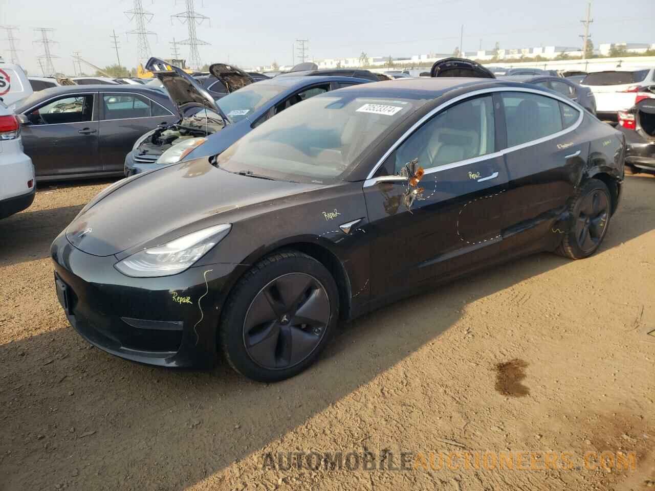 5YJ3E1EA1KF296379 TESLA MODEL 3 2019