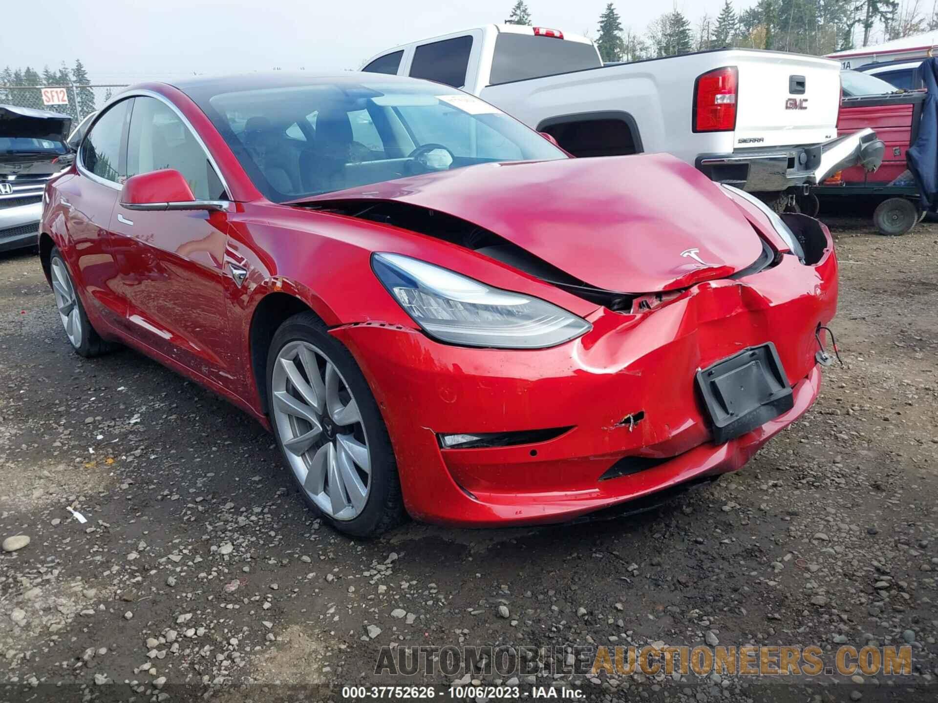 5YJ3E1EA1KF300995 TESLA MODEL 3 2019