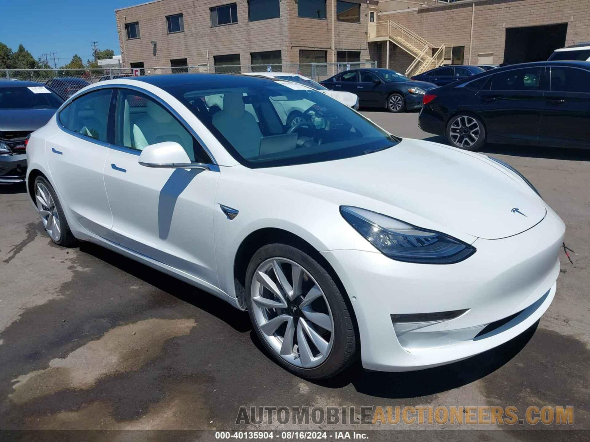 5YJ3E1EA1KF332927 TESLA MODEL 3 2019