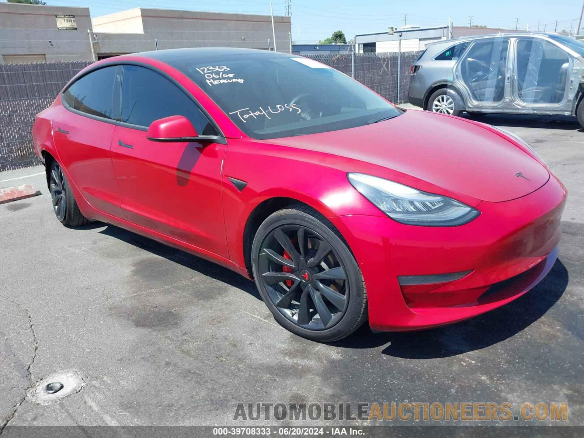 5YJ3E1EA1LF629732 TESLA MODEL 3 2020