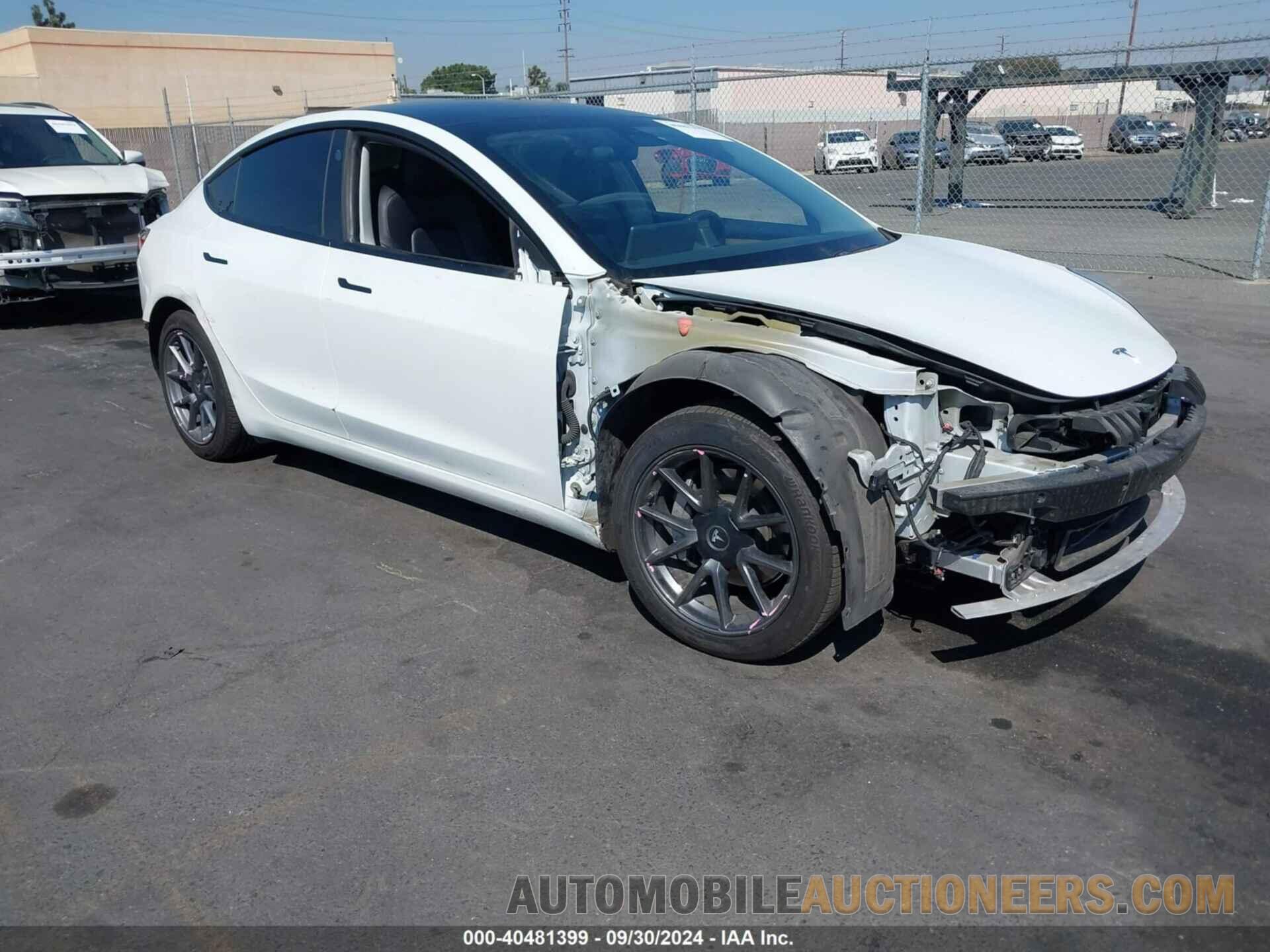 5YJ3E1EA1MF003423 TESLA MODEL 3 2021