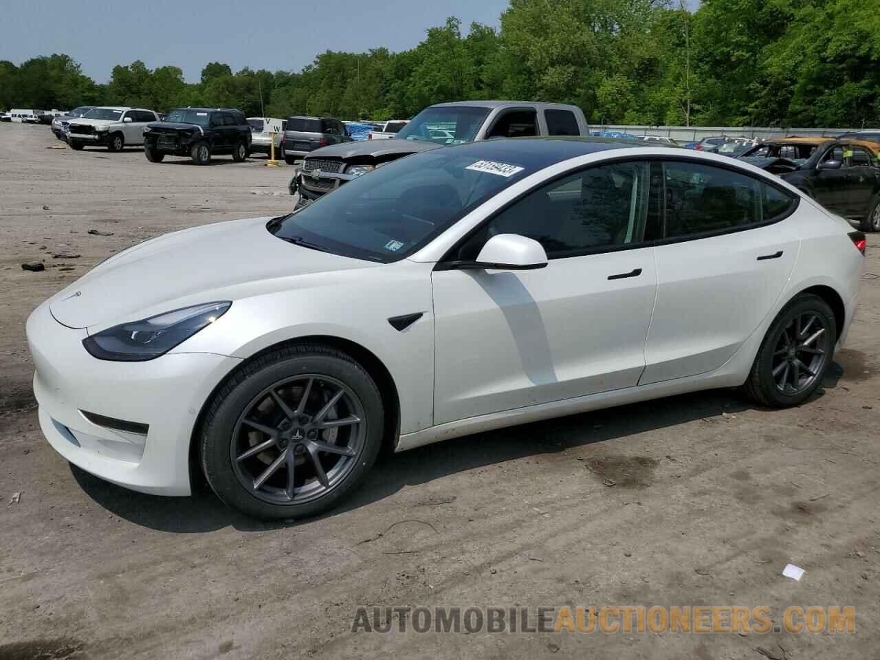 5YJ3E1EA1MF016494 TESLA MODEL 3 2021