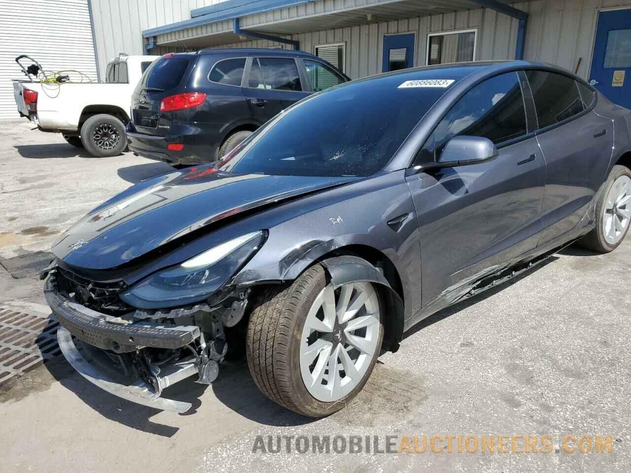 5YJ3E1EA1MF019248 TESLA MODEL 3 2021