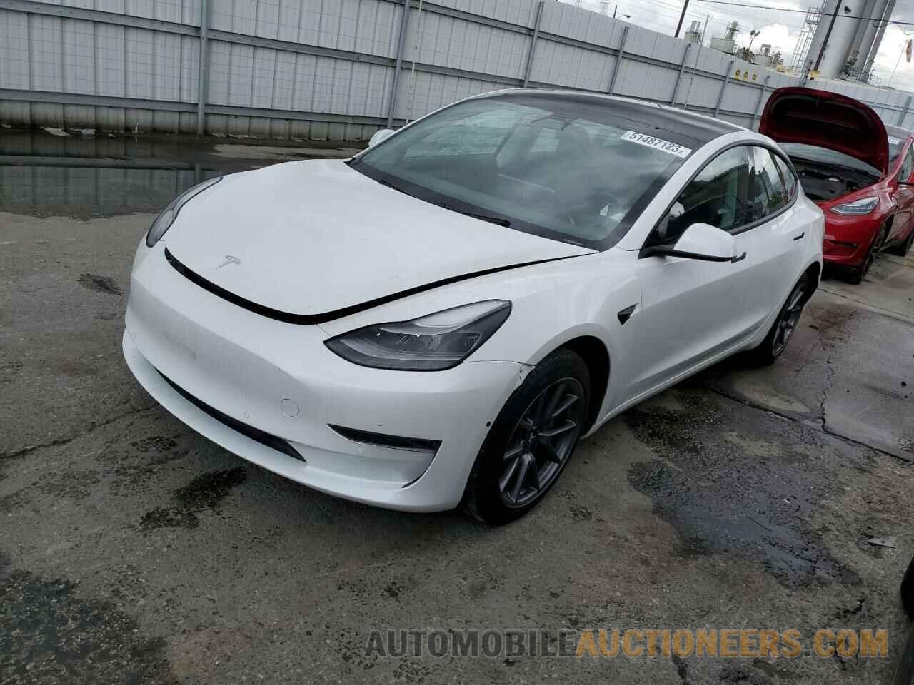 5YJ3E1EA1MF031738 TESLA MODEL 3 2021