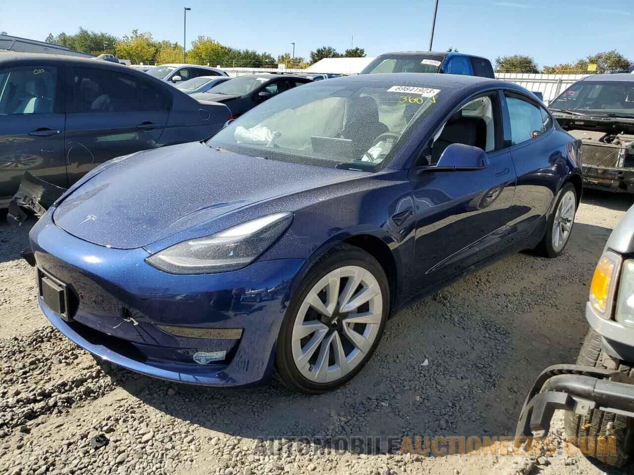 5YJ3E1EA1MF053772 TESLA MODEL 3 2021