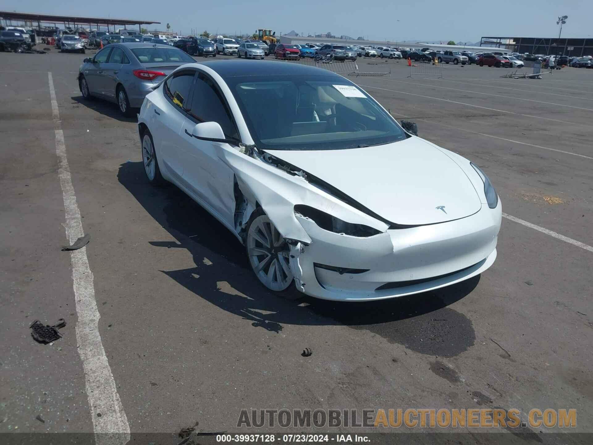 5YJ3E1EA1MF063766 TESLA MODEL 3 2021