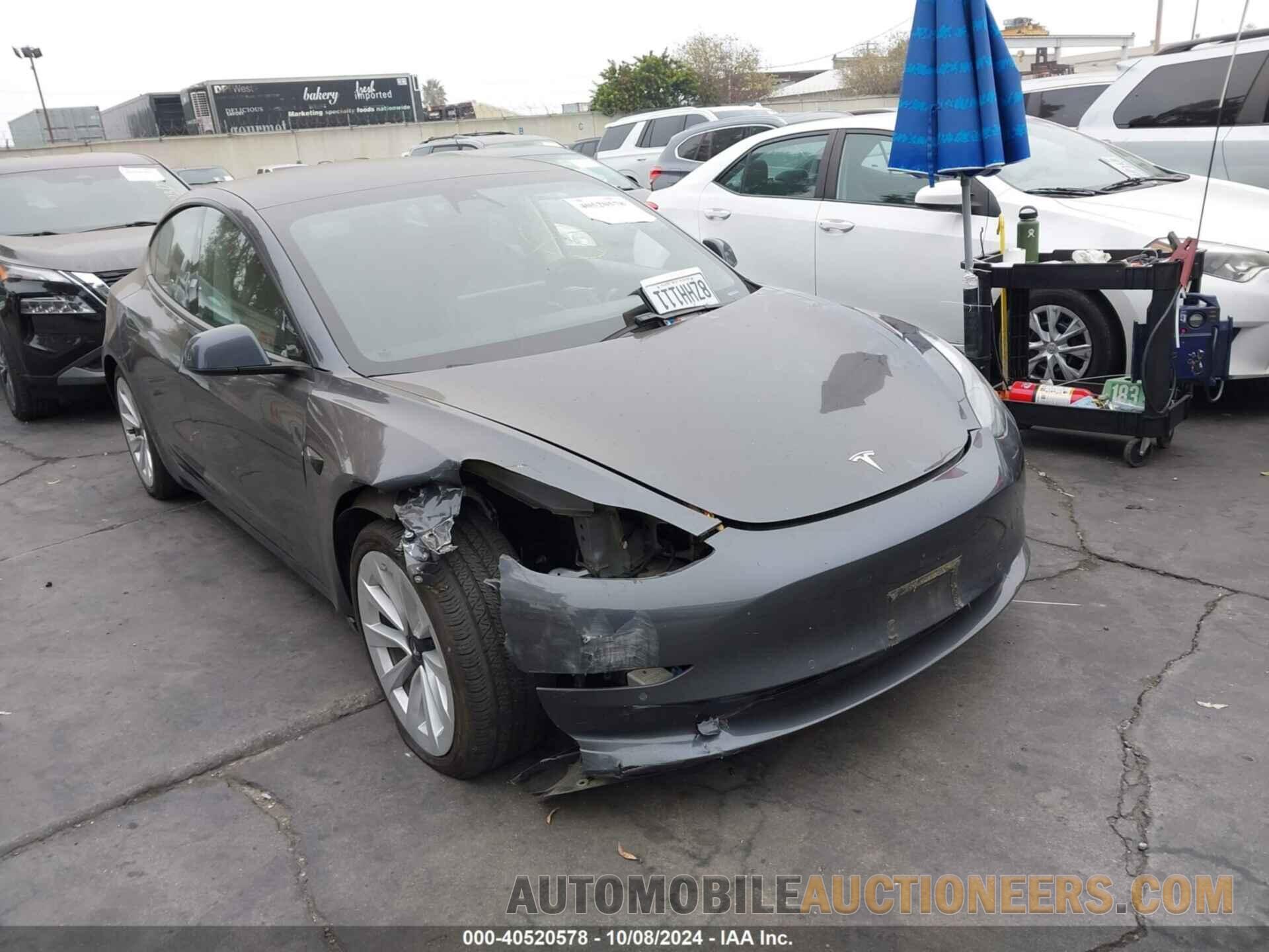 5YJ3E1EA1MF067784 TESLA MODEL 3 2021