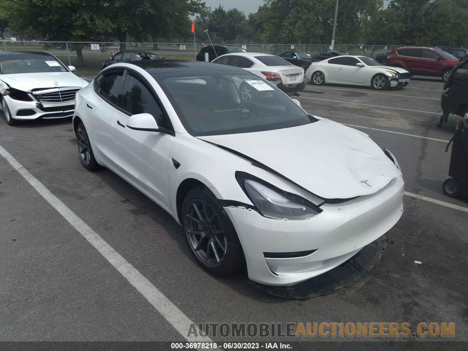 5YJ3E1EA1MF083418 TESLA MODEL 3 2021