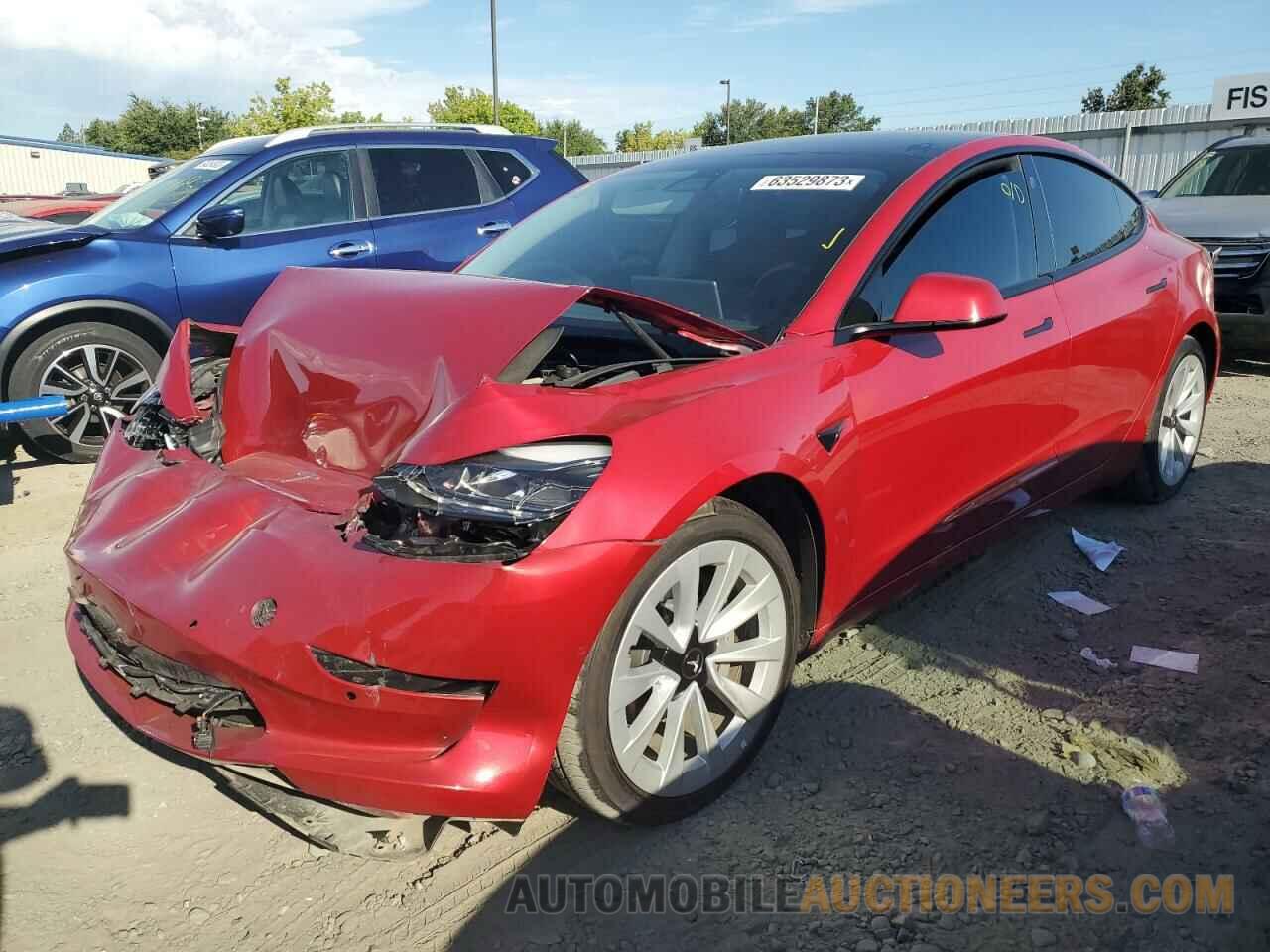 5YJ3E1EA1MF084469 TESLA MODEL 3 2021