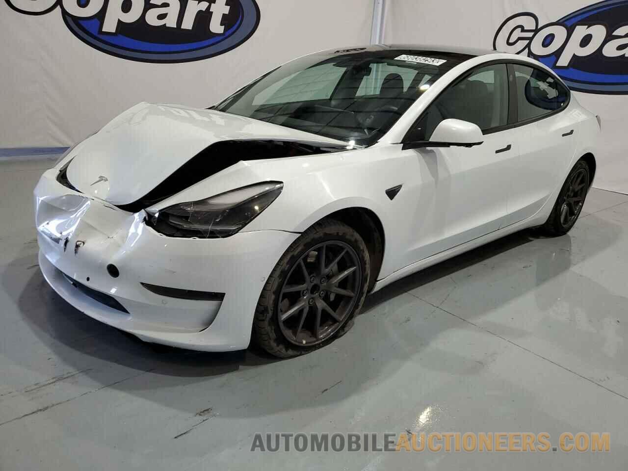 5YJ3E1EA1MF091468 TESLA MODEL 3 2021