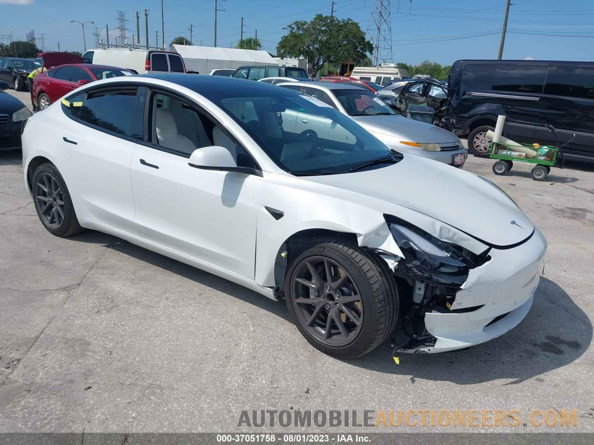 5YJ3E1EA1MF091504 TESLA MODEL 3 2021