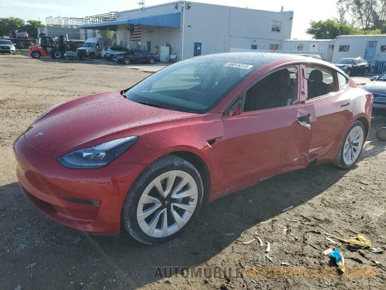 5YJ3E1EA1MF097965 TESLA MODEL 3 2021