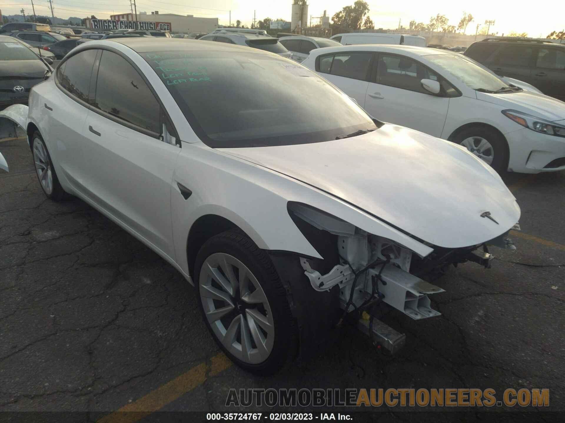 5YJ3E1EA1MF098632 TESLA MODEL 3 2021