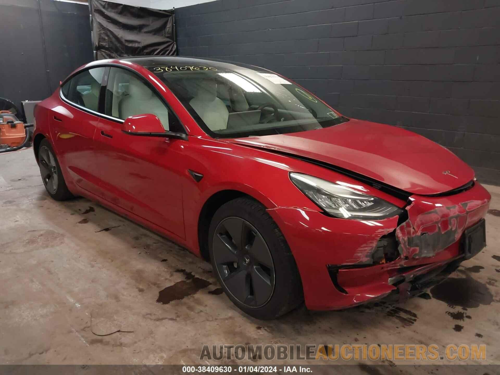 5YJ3E1EA1MF838275 TESLA MODEL 3 2021