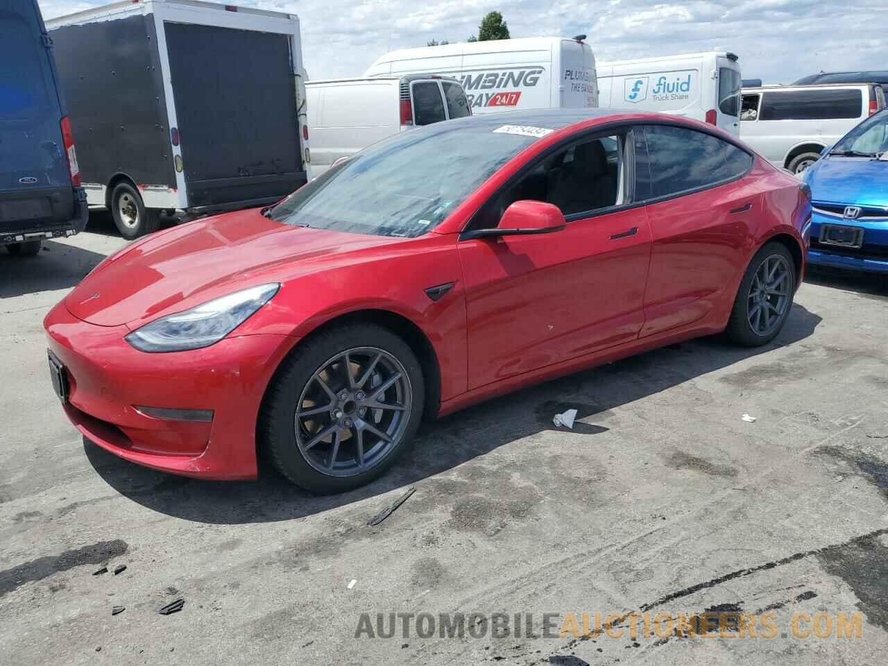 5YJ3E1EA1MF843329 TESLA MODEL 3 2021