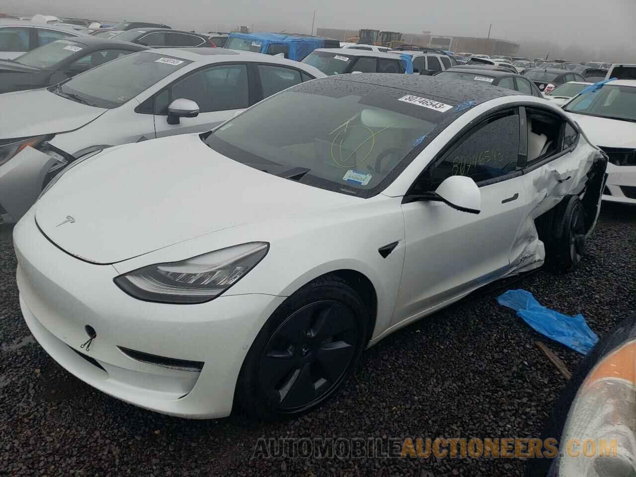 5YJ3E1EA1MF853732 TESLA MODEL 3 2021