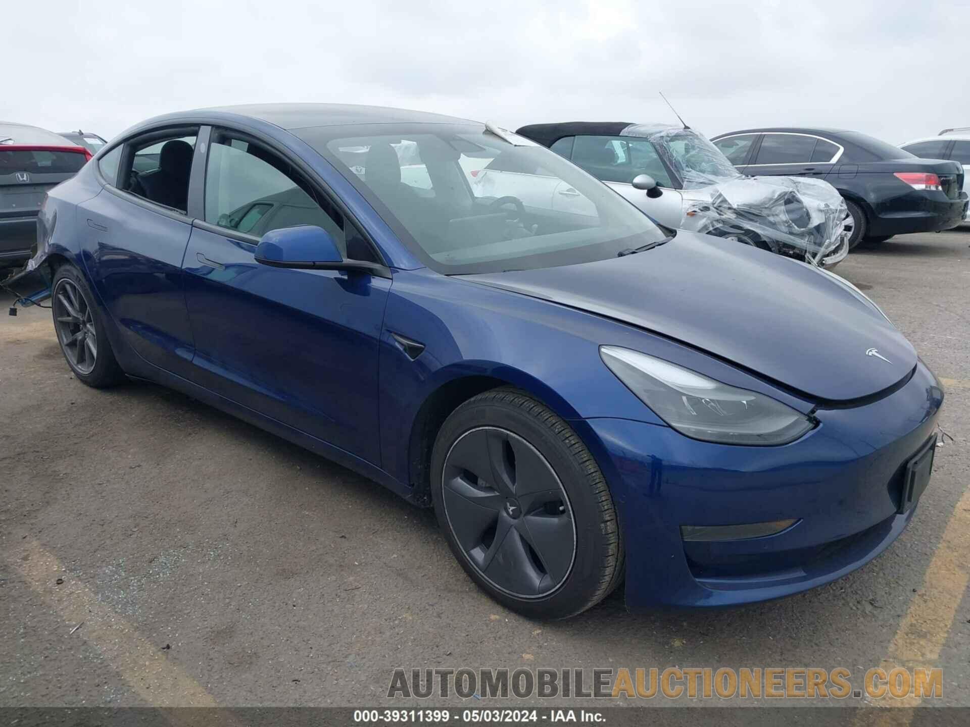 5YJ3E1EA1MF867453 TESLA MODEL 3 2021