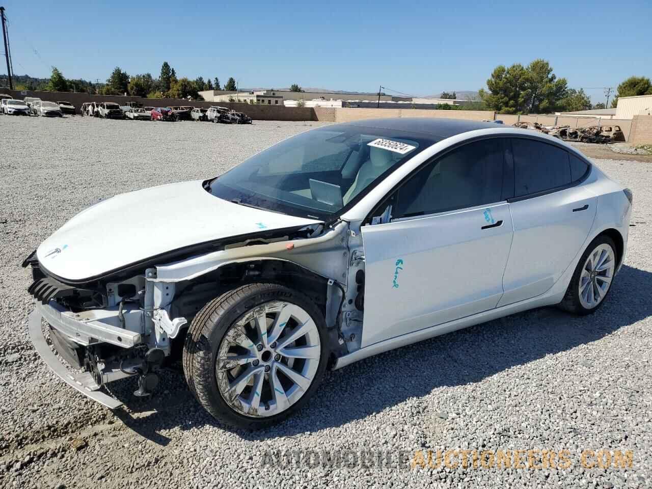 5YJ3E1EA1MF870076 TESLA MODEL 3 2021