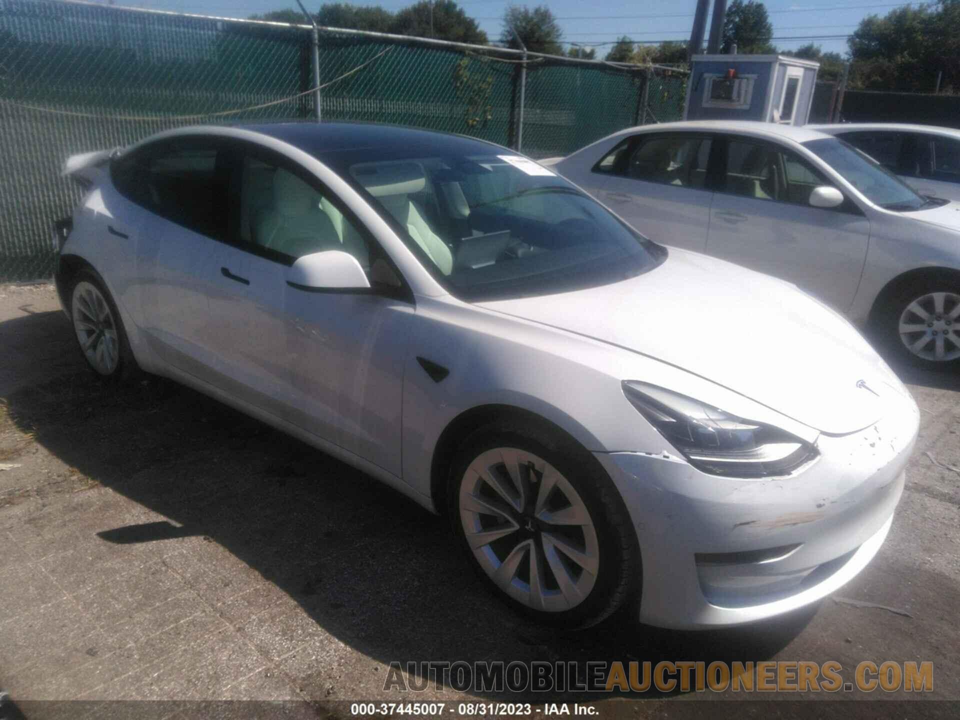 5YJ3E1EA1MF874581 TESLA MODEL 3 2021