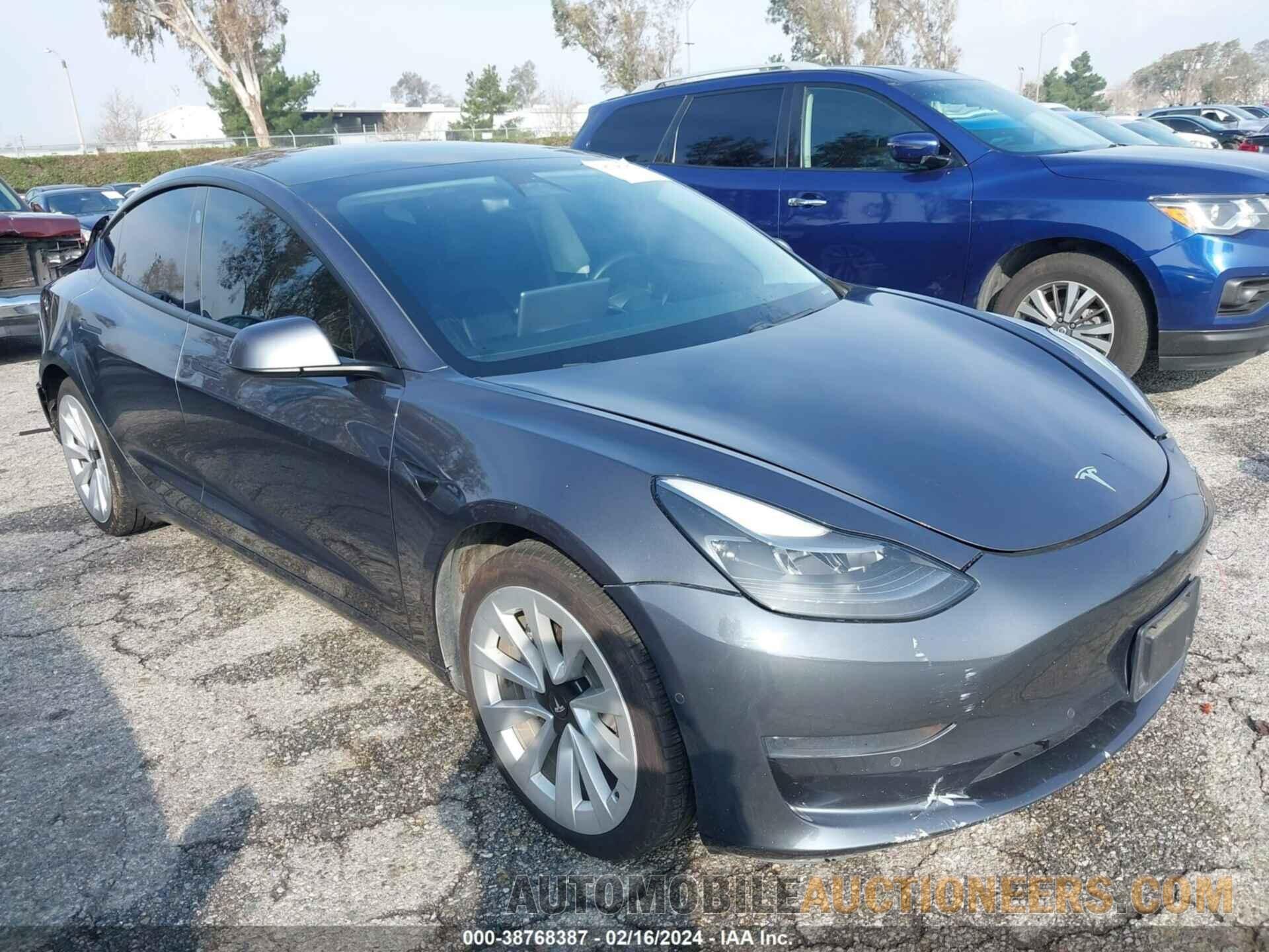 5YJ3E1EA1MF876654 TESLA MODEL 3 2021