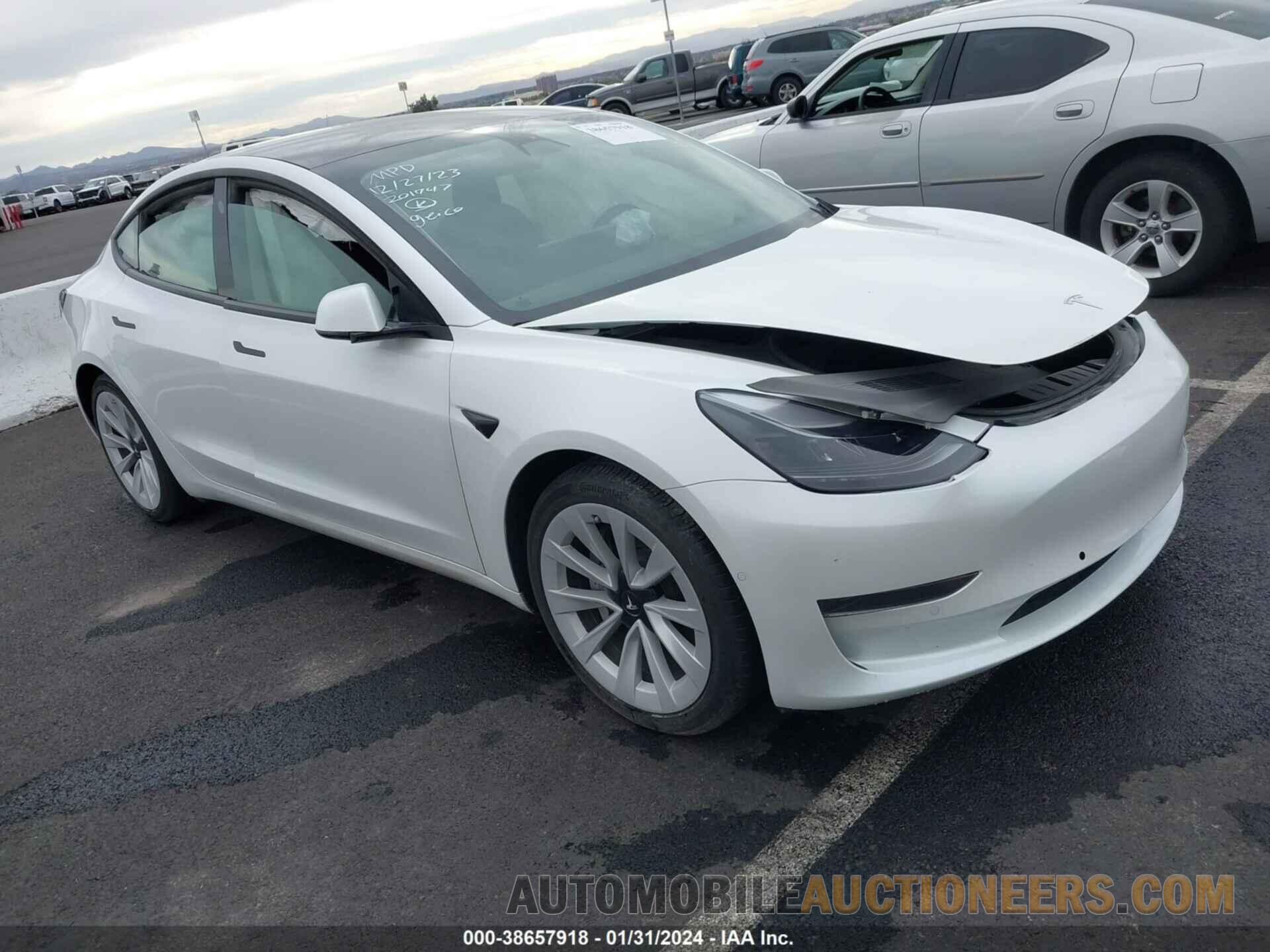 5YJ3E1EA1MF917087 TESLA MODEL 3 2021