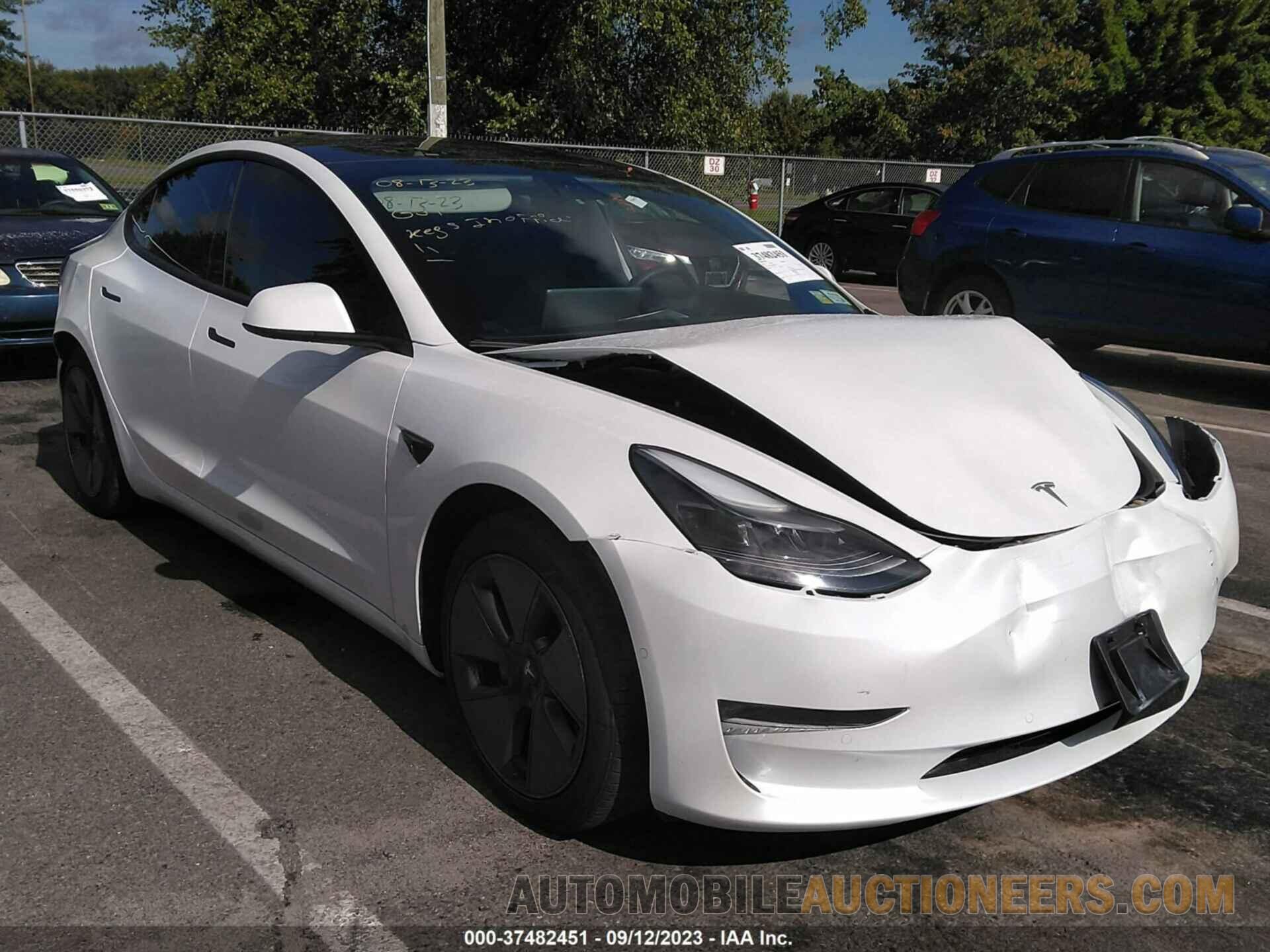 5YJ3E1EA1MF919437 TESLA MODEL 3 2021